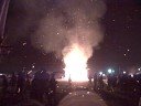 Electric Picnic 2008 Burning Suicide Memorial in the rain..