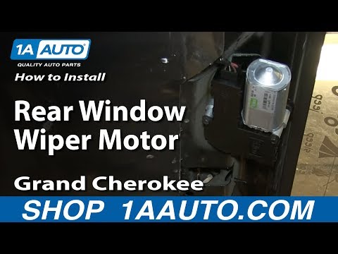 How To Install Replace Rear Window Wiper Motor 1993-98 Jeep Grand Cherokee