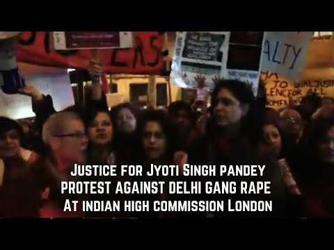 Protest against sexual violation at the Indian High Commission Protest against sexual violation at the Indian High Commission