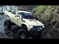 Toyota Hilux in mud test - first run Toyota Hilux in mud test - first run