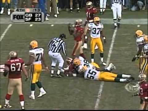 49ers - San Francisco 49ers defeat Green Bay Packers after Terrell Owens remarkable final second touchdown reception in the 1998 Wild Card Round of the NFL Playoffs.