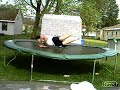 eTw- Extreme Trampoline Wrestling-Mike vs Diener, again!