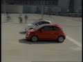 FIAT 500 driving