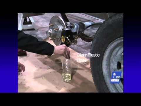 how to bleed trailer brakes