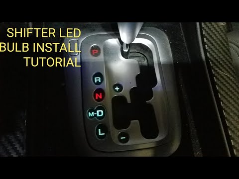 ACURA TL GEAR SHIFT LED BULB REPLACEMENT TUTORIAL