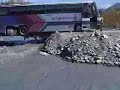 Neoplan Jetliner Breaks a Bridge
