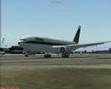 777-200 Alitalia landing in New York