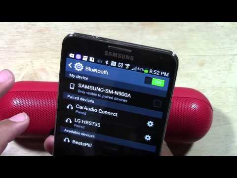 how to sync beats pill to iphone