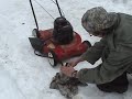 Lawnmower running on fuel vapors