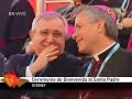 El Cardenal Pell recibe al Santo Padre