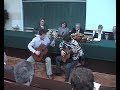 guitar duo marko & neven ukrainczyk, concert held 24.10.2008. on occasion of: 89th anniversary celebration of chemical engineering faculty in zagreb, croatia, http://www.fkit.hr/en/history.html

(don't forget to watch in high quality!)

concert repertoire
1.'panaderos flamenco': esteban de sanlucar (1910 - 1989), arranged by marko ukrainczyk - 2nd guitar partiture. 
http://www.youtube.com/watch?v=mipsukjefbo

2.'candela': manolo sanlucar (1945 - ), arranged by neven ukrainczyk - 2nd guitar partiture.
http://www.youtube.com/watch?v=kygwrgppyo8

3.' spanish dance no. 2 (oriental)': enrique granados (1867 - 1916)

a detailed review on compositions performed, on composers and on performers is given here: http://bib.irb.hr/datoteka/372315.ukrainczyk_guitarduo.pdf


audience: about 100 people

guitar duo marko & neven ukrainczyk 
have started performing immediately after the birth of twins in 1979. when they had their first singing duo, in which marko had an opening solo for about 10 min. they developed interest in music thanks to their family (septet) which stimulated music-making, especially their mother which was their first guitar teacher. after finishing primary music school ''vatroslav lisinski'' in zagreb at prof. felix spiller, they formed rock group twins, and later krug lutaka (the circle of puppets), performing mostly original music pieces. during the student days, the guitar was their serious hobby, and they advanced in the guitar styles of classics, fingerstyle and jazz. they recorded one album 'the sound of spain' in their own production in home-made studio livestudio, while the second album is on its way. they perform at the opening of the art exhibitions, meetings, parties and concerts.

oriental, spanish dance no. 2 is the second of the twelve spanish dances from enrique granados op. 37 written for piano (1890).  transcribed for two guitars by alexandre lagoya and performed by the greatest guitar duo in the history ida presti and her husband alexandre lagoya, it became the classical favorite for guitar duos. however, marko and neven duo perform somewhat newly arrangement by raul leona. this interpretation in particular introduces guitar techniques like pizzicato and harmonics, which additionally emphasize the moody, sensibility and romanticism of this masterpiece, and once more indicates guitarists love and passion for the granados music.

pantal�on enrique costanzo granados y campi�a (1867  1916) was a spanish pianist and composer of classical music. with albeniz he is a founder of spanish nationalism music. he was a student of f. pedrella, and as a pianist mostly performed works of chopina i griega. based on folklore he made individual musical expression with characteristic melody ornamentation. enrique granados was also a talented painter in the style of francisco goya. granados wrote piano music, chamber music (a piano quintet, a piano trio, music for violin and piano), songs, zarzuelas, and an orchestral tone poem based on dante's divine comedy. many of his piano compositions have been transcribed for the classical guitar and are generally considered as some of the most beautiful music in the guitar repertoire. 
accepting the recital invitation he missed his boat back to spain, and boarded the passenger ferry sussex for dieppe, france. the sussex was torpedoed by a german u-boat during world war i. interesting, he had a morbid fear of water for his entire life and was returning from his first-ever series of ocean voyages. in a failed attempt to save his wife amparo, granados jumped out of his lifeboat, and drowned.