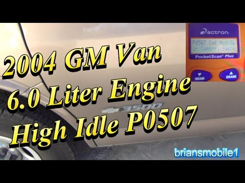 2004 GM Van Idle Air Control Chaos & Cheap Fix