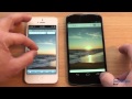 iPhone 5 vs. Nexus 4 - YouTube