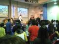 01 Sep 08 - Jaeson Ma and Chapman on Mic, Jason Young on Drums, and the students dance around