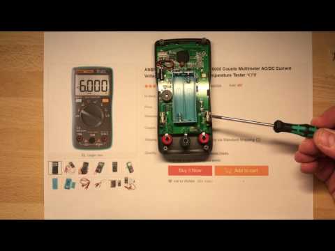 First Look at the ANENG AN8002 6000 Counts Multimeter from banggood.com
