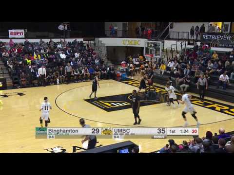 UMBC Men's Basketball vs Binghamton Highlights 1/5/17
