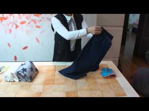 วิธีพับผ้า