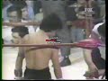 Legendary Bantamweight puncher Zamora defends his strap against a deaf-mute Thai Muhammad Ali impersonator.Don't expect a brutal KO The stoppage is maybe a tad anti-climactic, but the action preceding it is interesting enough, and the iron fists of Zamora to produce a pretty nice knockdown despite not laying his man out cold. Sukhothai mixed in with quality flys and bantams in the 70s, and has some notable scalps, including Rolando Navarette. Not seen as much of a threat by the press prior to the bout, Sukhothai shows his gameness, and by opening a cut on the champ', forces the legendary puncher to let his hands go!