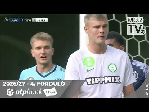 Puskás Akadémia FC – Paksi FC | 3-2 | (2-1) | OTP Bank Liga | 4. forduló | MLSZTV