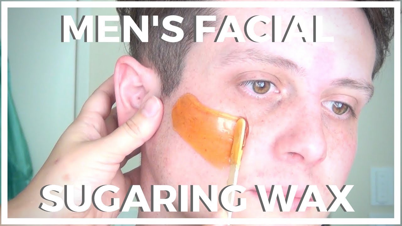 Men's Facial Sugaring Waxing ♥ Torturing My Husband For 8 Minutes