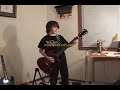 12 year old kid plays Stevie Ray Pride and Joy on guitar 12 year old kid plays Stevie Ray Pride and Joy on guitar