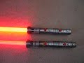 Star Wars Maul MR FX lightsaber vs HyperBlade