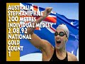 Stephanie Rice Olympic 200 Metres Ind. Medley Australia GOLD