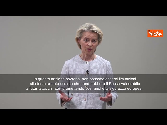 Von der Leyen: Garantire ruolo centrale dell'Ue per pace in Ucraina