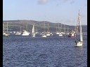 QE2 Farewell to the River Clyde at Greenock