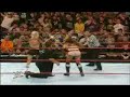raw ashley maria and lawler vs  beth melina and santino