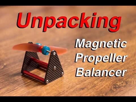 Unpacking magnetic propeller balancer from Banggood
