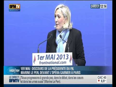 1er MAI 2013 MARINE LE PEN