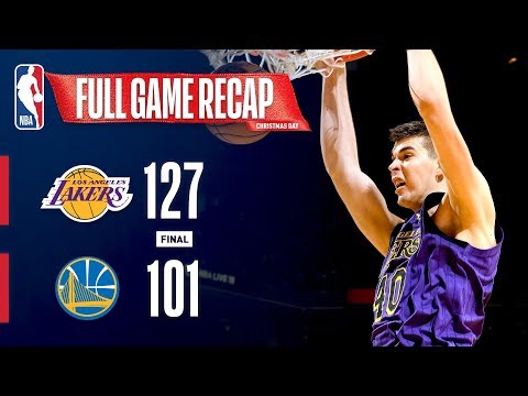 Video: FULL GAME RECAP: LAKERS VS WARRIORS | IVICA ZUBAC STEPS UP ON CHRISTMAS