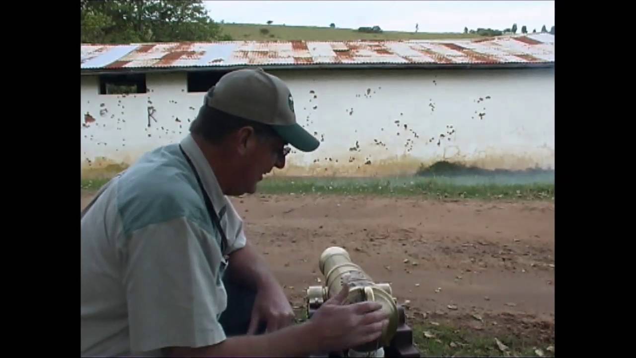 Cannon firing at a wall Bronze 1 pounder