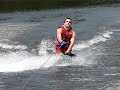 Knee-boarding at Lake Gaston Knee-boarding at Lake Gaston