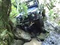 Landrover in a tight spot