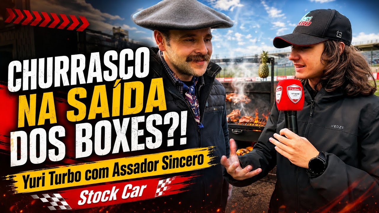 CHURRASCO NA SAÍDA DOS BOXES?! Yuri Turbo com Assador Sincero na Stock Car 🔥