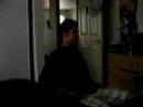 javier playin rock band drums