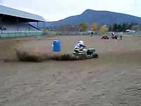 lawn mower racing in BC what a blast!