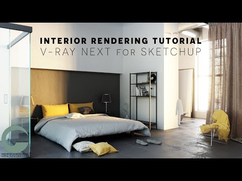 Interior rendering Tutorial _ V-ray NEXT for SKETCHUP