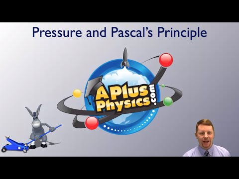 pressure - A brief introduction to pressure and Pascal's Principle, including hydraulics, for students in algebra-based physics courses such as AP Physics B and AP Phys...