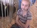 South Texas State Fair - Megan talks about her pig.