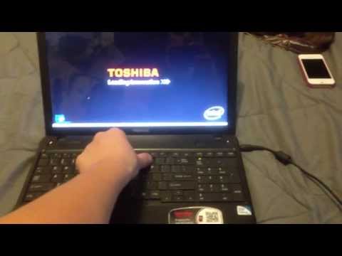 how to recover toshiba laptop