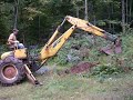 first time using back hoe