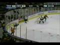 Matt Bradley cheapshots Alexei Yashin