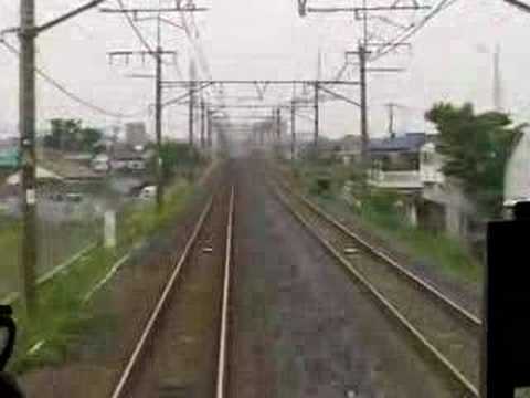 ＪＲ武蔵野線前面車窓南越谷→東川口