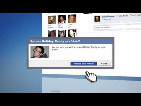 how to delete a facebook friend