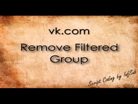 how to remove vk