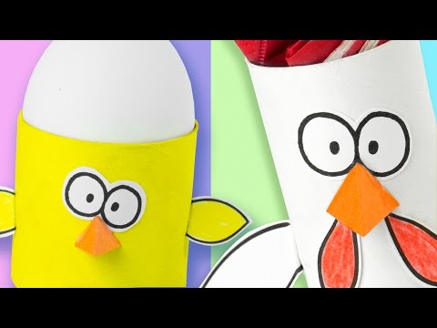 DIY Easter Chicken Egg Cups