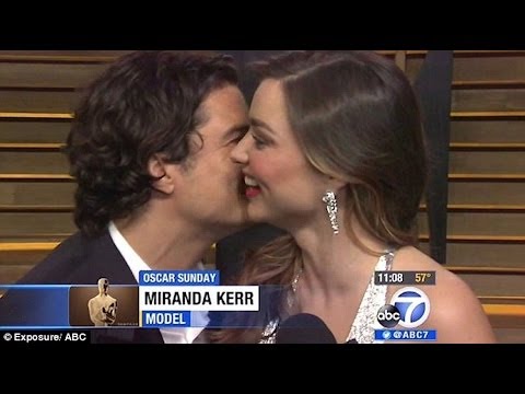 Miranda Kerr's Interview Interrupted by Ex Orlando Bloom